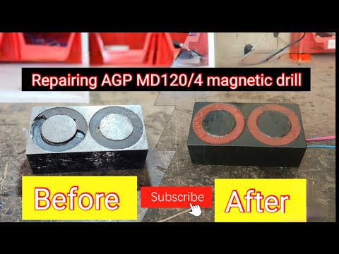 rewinding magnetic of drill