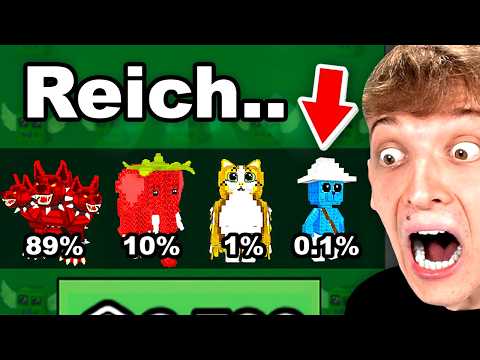 Ich habe 0.1% TRILLIONÄRS Lucky Blöcke gekauft!