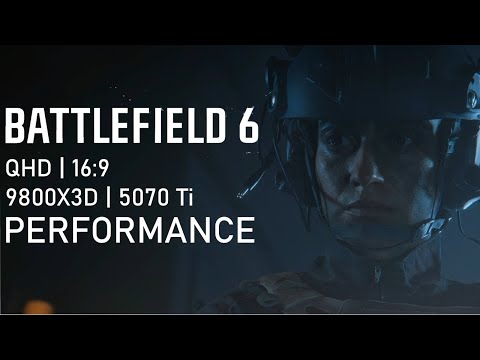Battlefield 6 ► Performance | 2560x1440 | 9800x3d | 5070Ti (DLSS Quality | NO Frame gen)