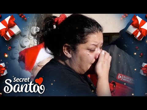 This single mom was so stunned with her Secret Santa surprise that she had us call her boss