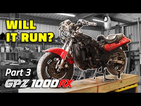 First Start in 17 Years | 1986 GPZ1000RX Revival - Part 3
