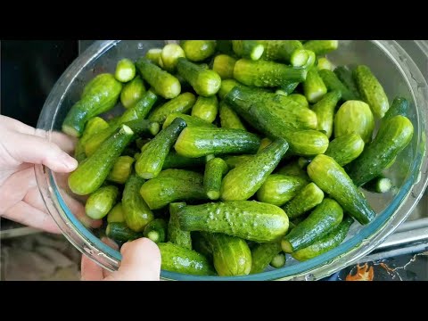姥姥做了60年的酱黄瓜秘方，好吃的停不下来，做法简单，一看就会