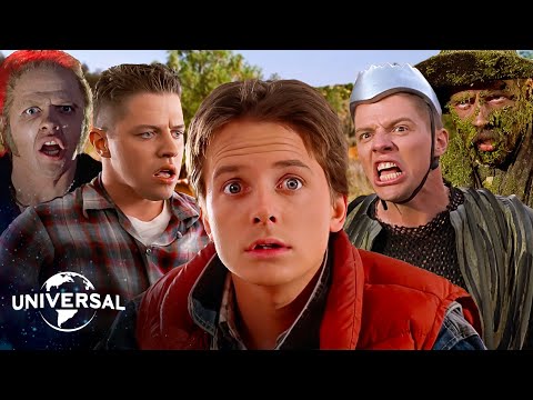 Every Marty VS Tannen Family Member Moment | Back To The Future Franchise