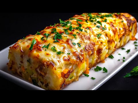 Wenn Sie 3 Eier und Kartoffeln haben, dann ist dieses Gericht für Sie! Familienessen in 15 Minuten!