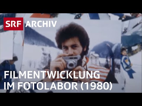 Film development in the photo lab (1980) | Photography in the past | SRF Archive