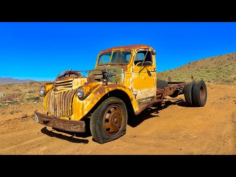 Abandoned 50 YEARS AGO- will this ‘46 Chevy 2 ton run & drive again?