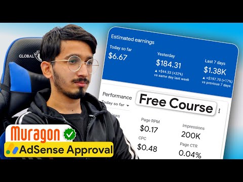 Muragon AdSense Approval | Earn Passive Income | Complete Course Free