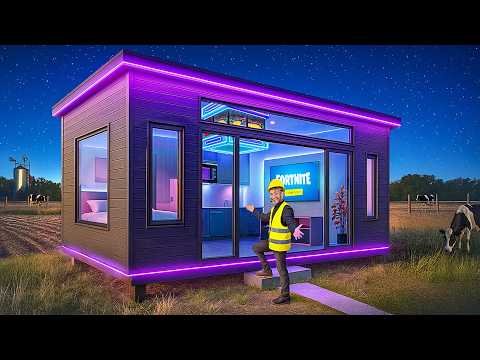 i turned a shed into a $30,000 DREAM BEDROOM!