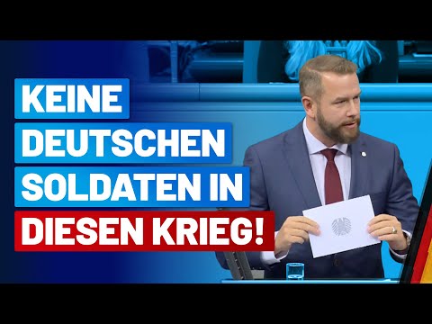 Ukraine: Keine deutschen Soldaten in diesen Krieg! - Andreas Paul - AfD-Fraktion im Bundestag