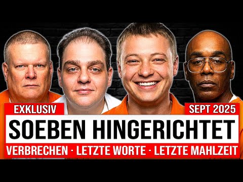 Alle Hinrichtungen in den USA im September 2025 | Verbrechen, Letzte Mahlzeiten & Worte