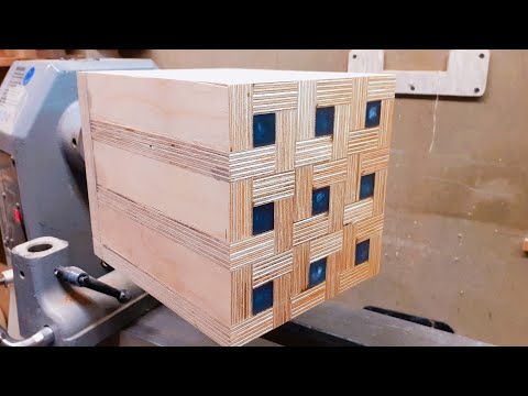 Woodturning - Surprising Result from Plywood Offcuts