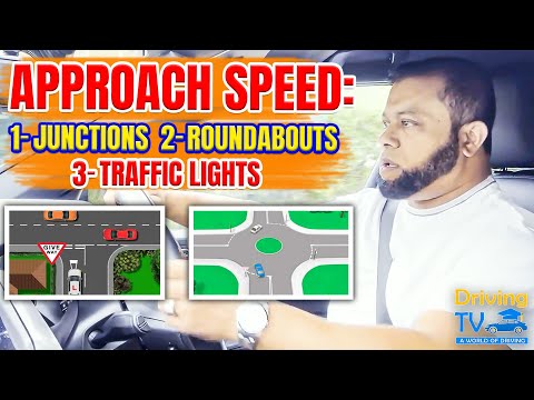 Approaching Speed On Junctions, Roundabouts And Traffic Lights