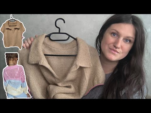 Много готовых работ🔥🔥🔥 Кардиган Японским Плечом, ПОЛО, процессы и покупки. Мастер классы.