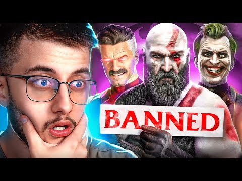 Playing EVERY GUEST CHARACTER in Mortal Kombat... (they were banned)