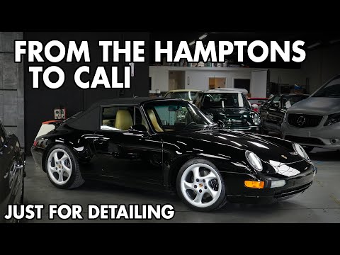 This Porsche 993 Carrera Traveled 10 Days Just For a Detailing