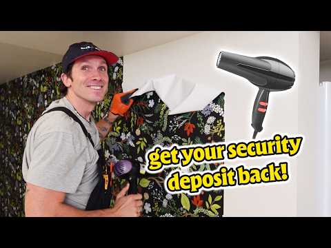 How to *CORRECTLY* Remove Peel-and-Stick Wallpaper