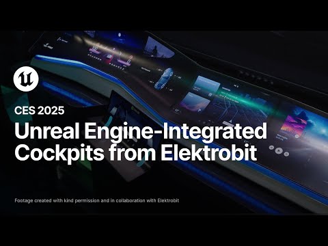 Customizable Unreal Engine-Integrated Cockpits from Elektrobit at CES 2025