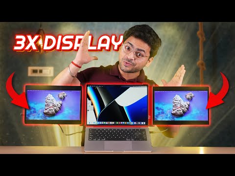 Unique Gadget | Triple Monitor Setup For Laptop By RIITEK 🔥 |  Full HD Portable 2X Displays ⚡️