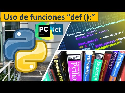 11 Python: Uso de Funciones "def funcion():"