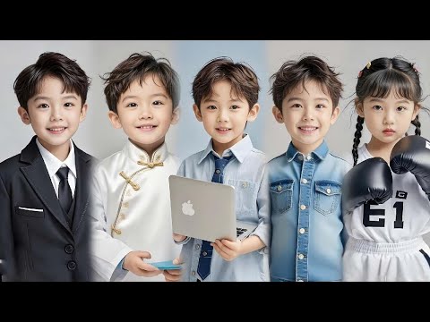 Five adorable children secretly return to China to find their father