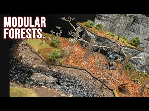 Can I Make Crafted D&D Forests Affordable, Modular AND Epic?