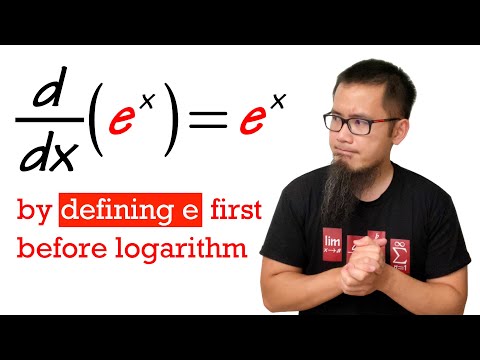 Why is the derivative of e^x equal to e^x?