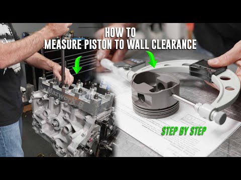 How To Measure Piston To Wall Clearance On Your Engine - Step By Step