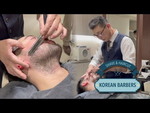 💈ASMR Shave & Face Massage by Master Barber Han | Butter Barbershop Yeoksam
