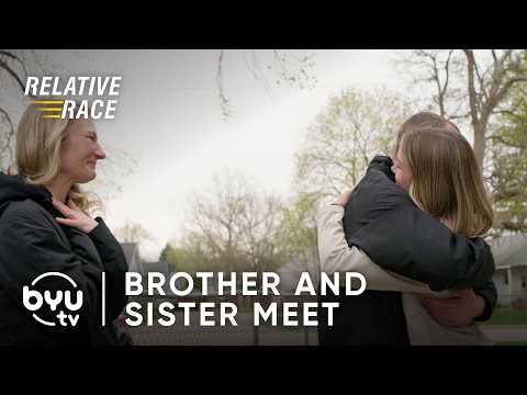 Brother and Sister Meet for the First Time | Relative Race | BYUtv