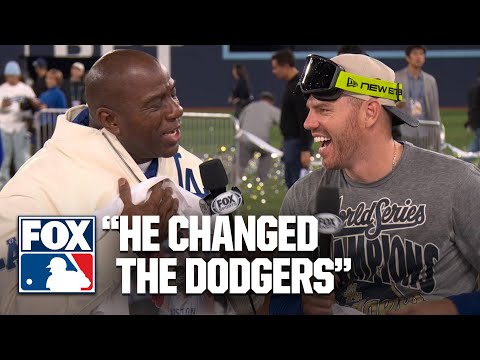 Magic Johnson has HIGH PRAISE for Freddie Freeman After Dodgers Win Back-To-Back World Series Titles