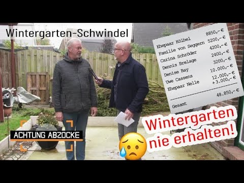 EISKALT! 😥 Von wegen Privat-Oase - Hier hätte ein Wintergarten sein sollen! | Achtung Abzocke