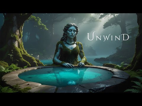 UNWIND | Deep Ambient Relaxation Soundscape with Rain - Ethereal Meditative Fantasy Relaxing Music