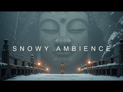 Winter Tibetan Flute Music Snowy Mountain Ambiance Deep Meditation Healing Sounds