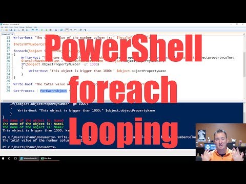 How to use PowerShell foreach