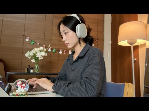 3 Hours Christmas Study With Me 🎅 Holiday Edition (Real Sound)