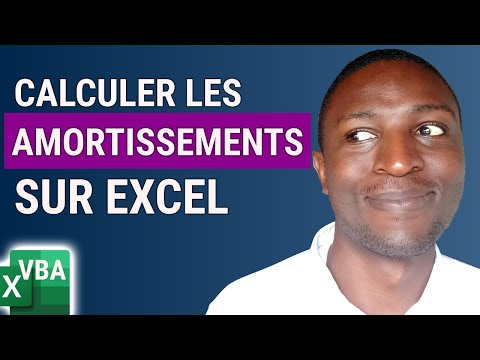 Comment calculer les AMORTISSEMENTS sur Excel