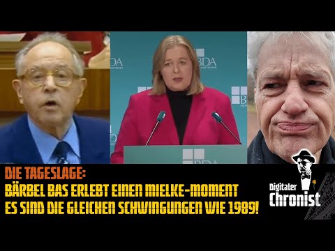 Die Tageslage: Bärbel Bas erlebt einen Mielke-Moment - Es sind die gleichen Schwingungen wie 1989!