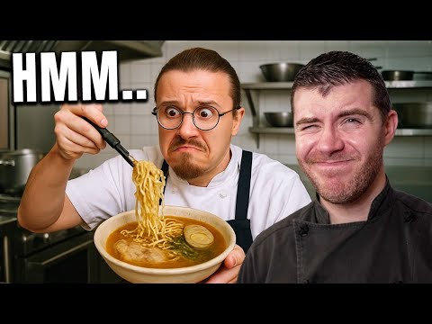 Pro Chef Reacts.. Joshua Weissman’s Ramen SHOCKED Me!
