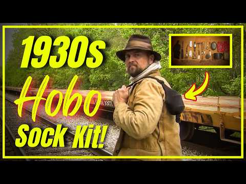 Tiny 1930s Hobo SOCK Survival Kit — Fits in Your Pocket!