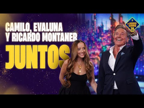 Surprise! Evaluna and Ricardo Montaner enter the set during Camilo's visit - El Hormiguero