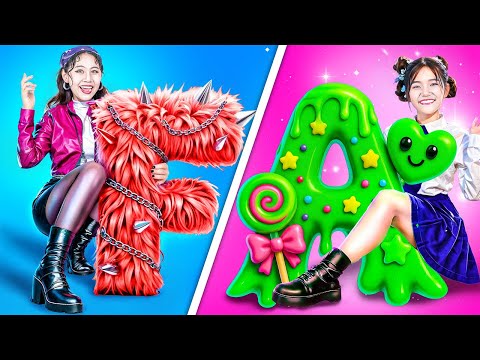 Soft Girl Vs Rock Girl At School! Who Is The Best Student?