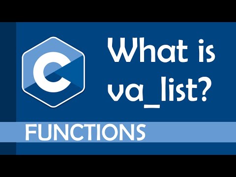 What are variadic functions (va_list) in C?