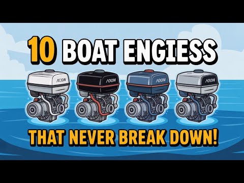 10 Boat Engines That NEVER Break Down!