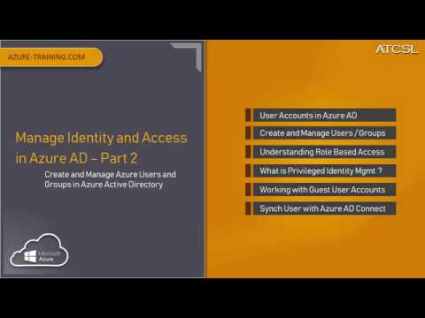 Manage Identity and Access in Azure AD – Part 2:  Create and Manage Users and Groups in Azure AD