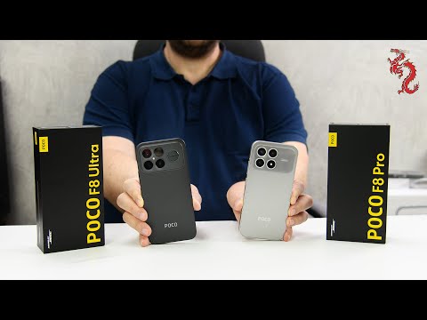 POCO F8 Ultra and F8 Pro // Detailed unboxing and comparison