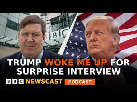 Why did President Trump call a BBC reporter to discuss President Putin? | BBC Newscast