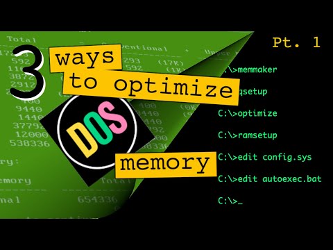 Mastering DOS Memory, Part 1: Into Memory Managers, resource conserving Drivers and TSRs