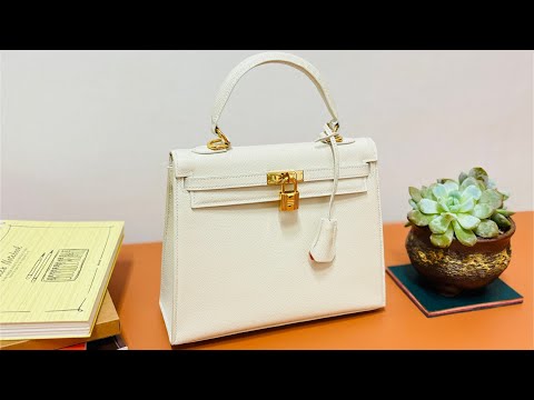 Making a Handmade Leather Hermes Kelly Bag || ASMR