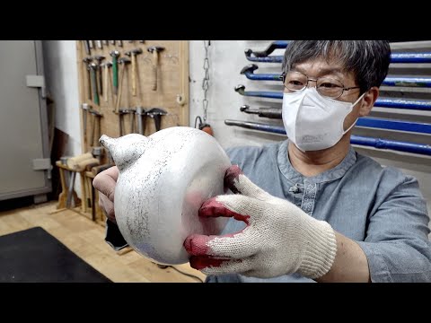 How Korean Silver Master Craftsman Create Luxury Silver Teapots