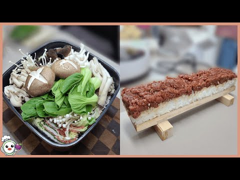 [Cooking] Mille-feuille Nabe and Yukhoe Sushi